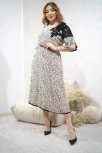 Rochie midi cu buline