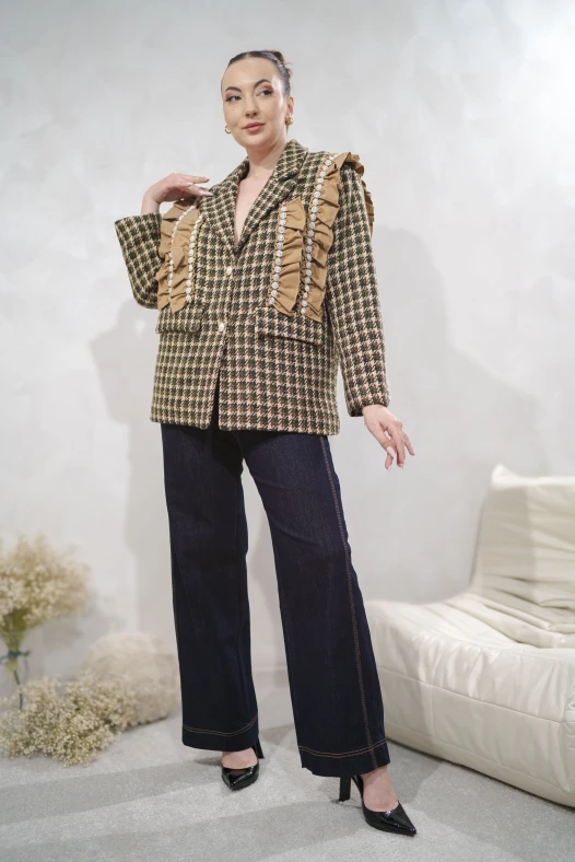 Sacou Matlasat Tweed