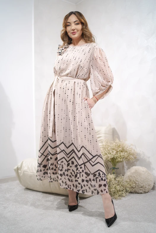 Rochie midi voal
