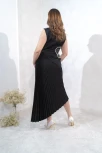 Rochie asimetrica plisata
